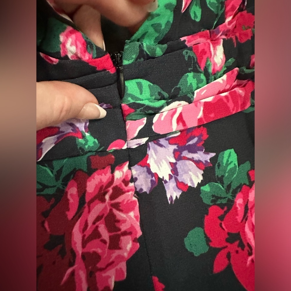 Ronny Kobo Floral Mini Dress w Open Back - size Medium - NWT - Cocktail / Formal - Picture 11 of 16